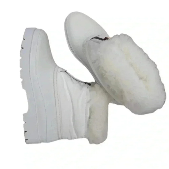 Baffin White Winter Ankle  Boots Size 6 - Picture 2 of 9